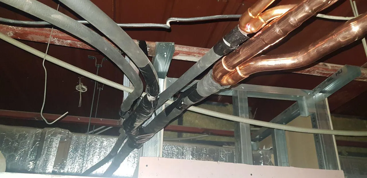 KFC Выборгское шоссе монтаж VRF KFC Выборгское шоссе монтаж VRF