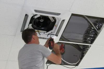 Монтаж и установка кассетного кондиционера в Санкт-Петербурге: цена, стоимость работы