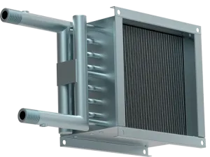 Водяной нагреватель Zilon для круглых и квадратных каналов ZWA 150x150-2 Водяной нагреватель Zilon для круглых и квадратных каналов ZWA 150x150-2