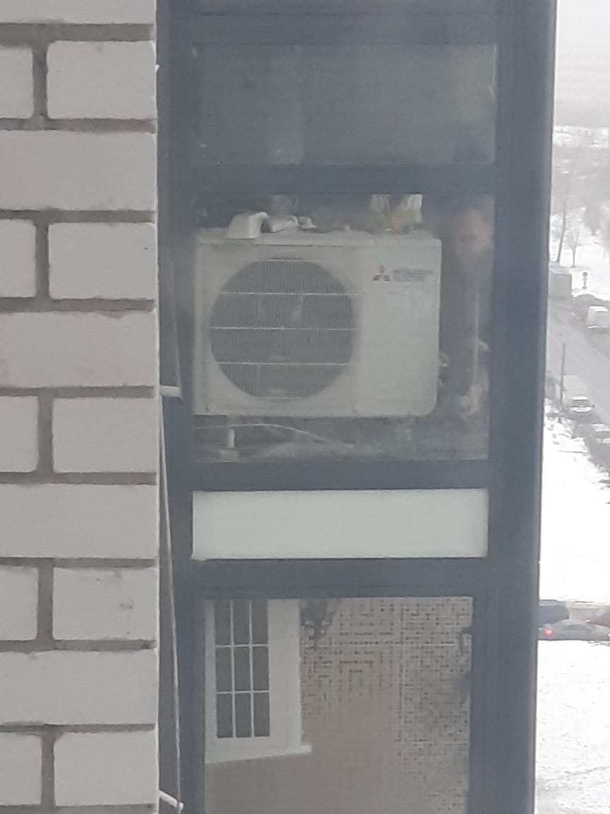 Установка настенных сплит систем Mitsubishi Установка настенных сплит систем Mitsubishi