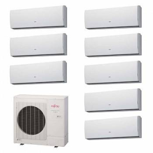 Мульти-сплит система Fujitsu AOYG45LBT8/ASYG07LUCA*8шт