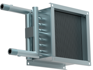 Водяной нагреватель Zilon для круглых и квадратных каналов ZWA 300x300-2