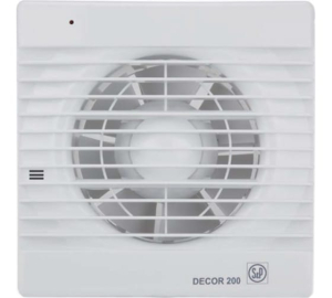 Вентилятор вытяжной Decor 200CH (с датчиком влажности)