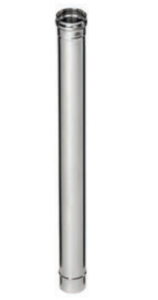 Дымоход 1,0м 100 AISI 430 0,5 мм