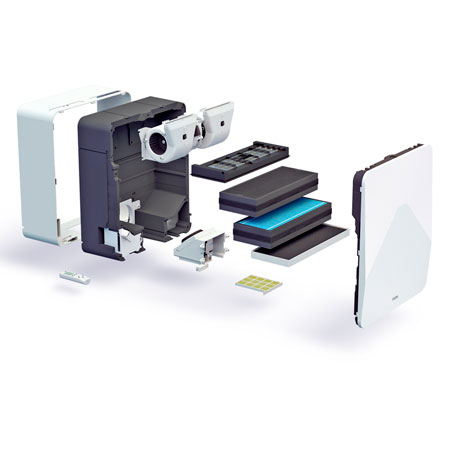 Приточный очиститель воздуха TION БРИЗЕР 4S Plus (4S Family+Модуль CO2 системы MagicAir)