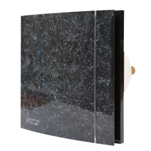 Накладной вентилятор SILENT-100 CZ  MARBLE  BLACK  DESIGN-4C