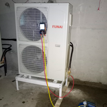 Классическая сплит-система кассетного типа Funai LAC DR140HP.C01 S Pan DR 4LY LAC DR140HP.01 U