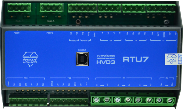 Устройство телемеханики TOPAZ HVD3 RTU7