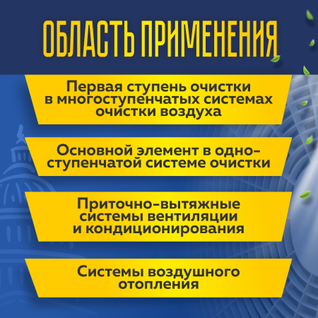 Фильтрующий материал ФМР 100 G2 1м х 1м нарезка