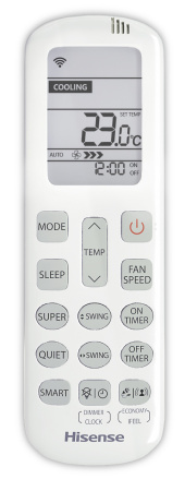 Инверторная сплит-система Hisense серии LUX Design SUPER DC Inverter (R32) AS-10UW4RVETS00 (комплект)