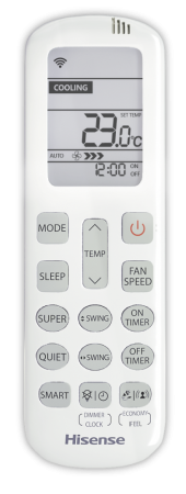 Инверторная сплит-система Hisense серии Premium DESIGN Super DC Inverter (R32) AS-18UW4RXATG03